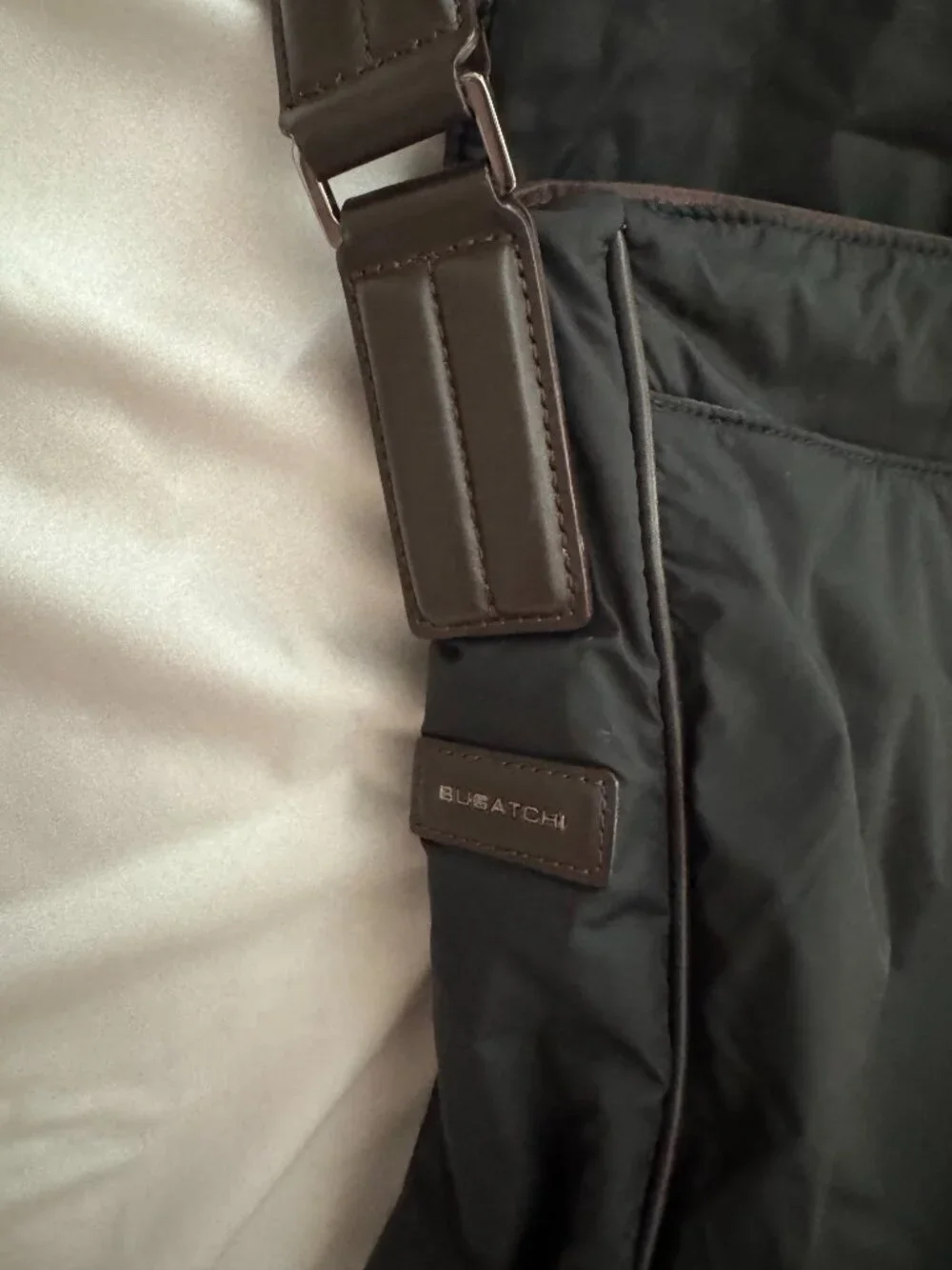 Bugatchi Nylon Messenger bag